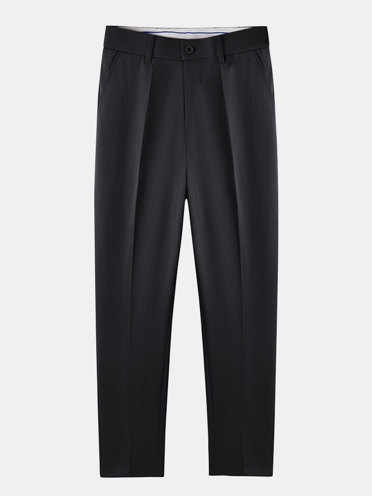 Twist Jacquard V Neck Polo & Slim Fit Tapered Trousers